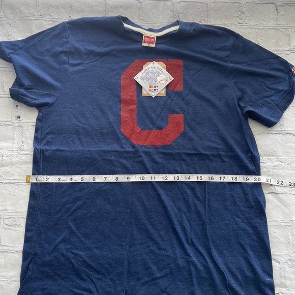 Homage Cleveland Indians Big C Short Sleeve Shirt - Picture 4 of 8